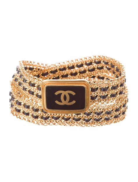 chanel chain belt